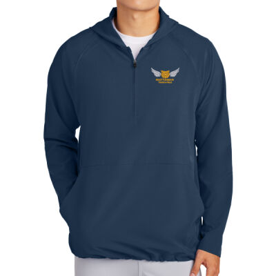 Sport-Tek® Repeat 1/2-Zip Long Sleeve Hooded Jacket Thumbnail